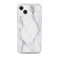 Coque MagSafe marbre blanc pour iPhone 14 Plus