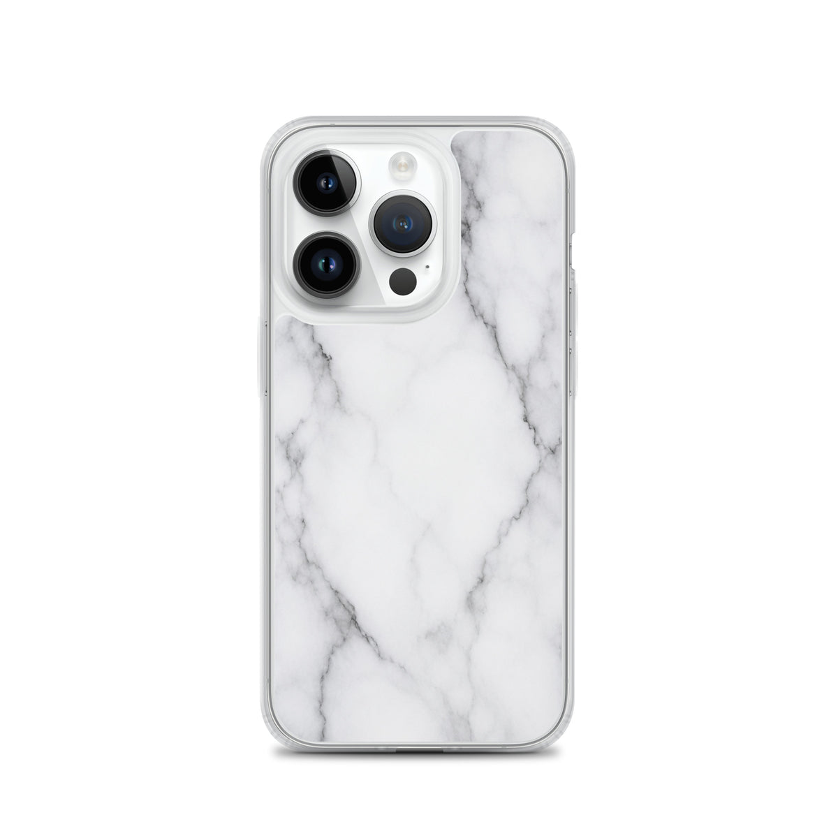 Coque MagSafe marbre blanc pour iPhone 14 Pro