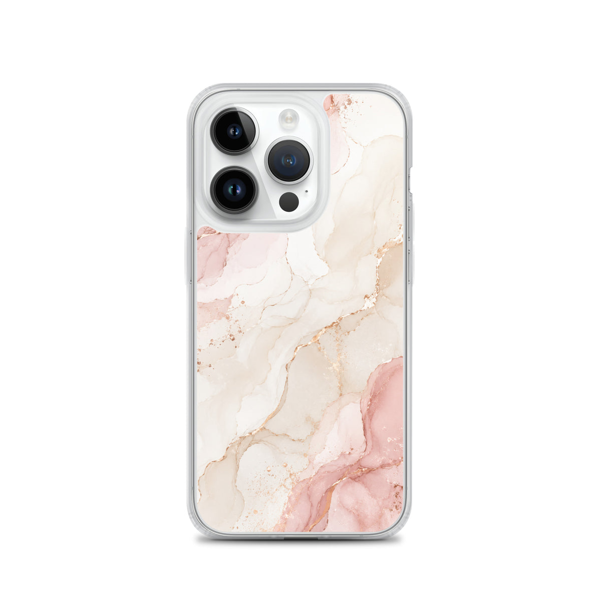 Coque MagSafe marbre rose gold pour iPhone 14 Pro