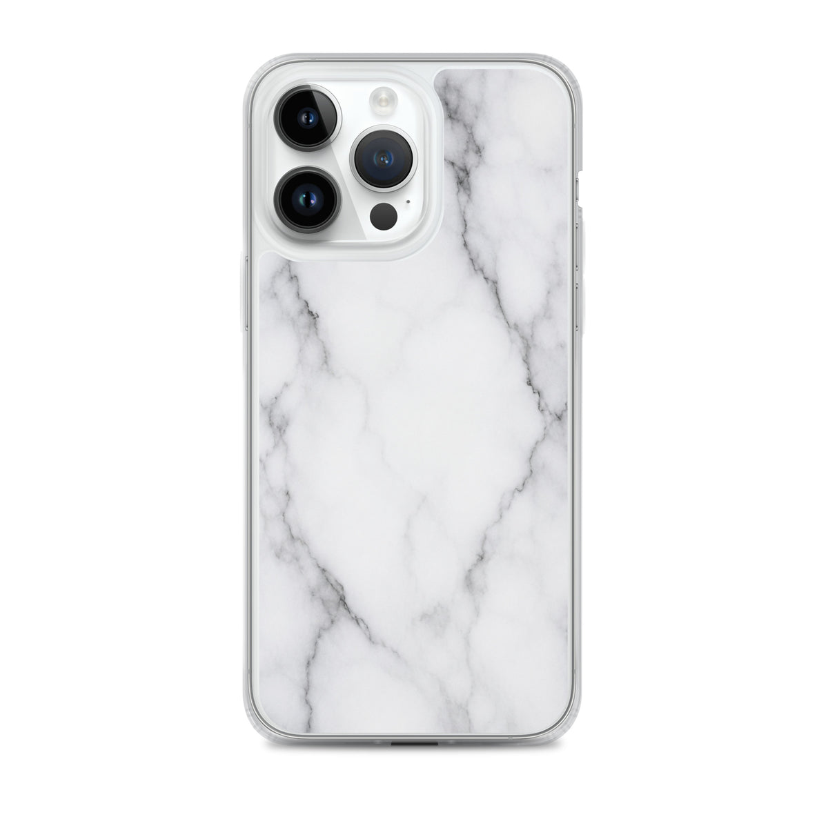 Coque MagSafe marbre blanc pour iPhone 14 Pro Max