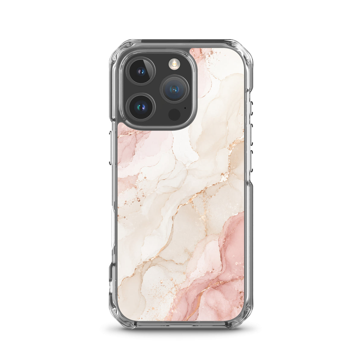Coque MagSafe marbre rose gold pour iPhone 16 Pro