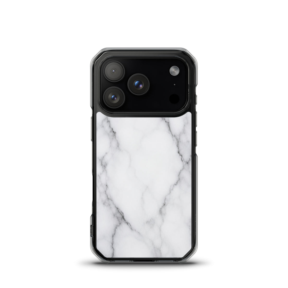Coque MagSafe marbre blanc pour iPhone 17 Pro
