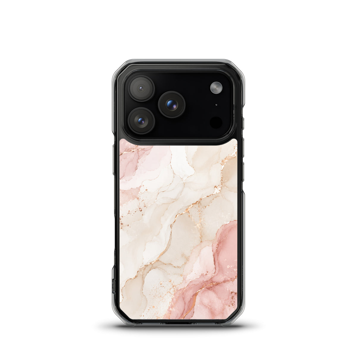 Coque MagSafe marbre rose gold pour iPhone 17 Pro